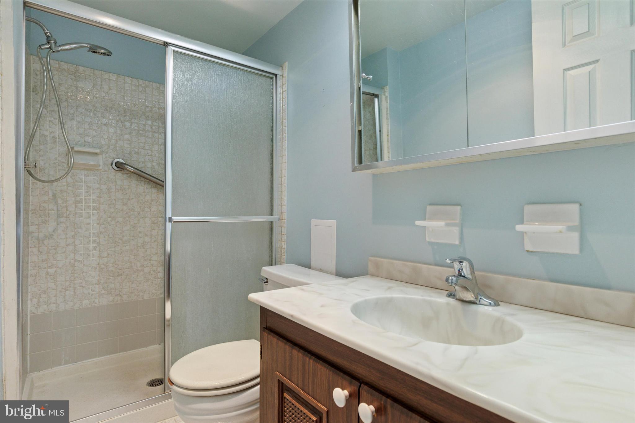 232 Old Forge Crossing Devon, PA 19333 - Photo 12 of 16 Bathroom off the main bedroom with stall shower