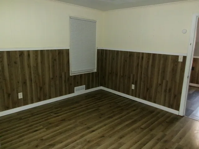 a view of wooden floor