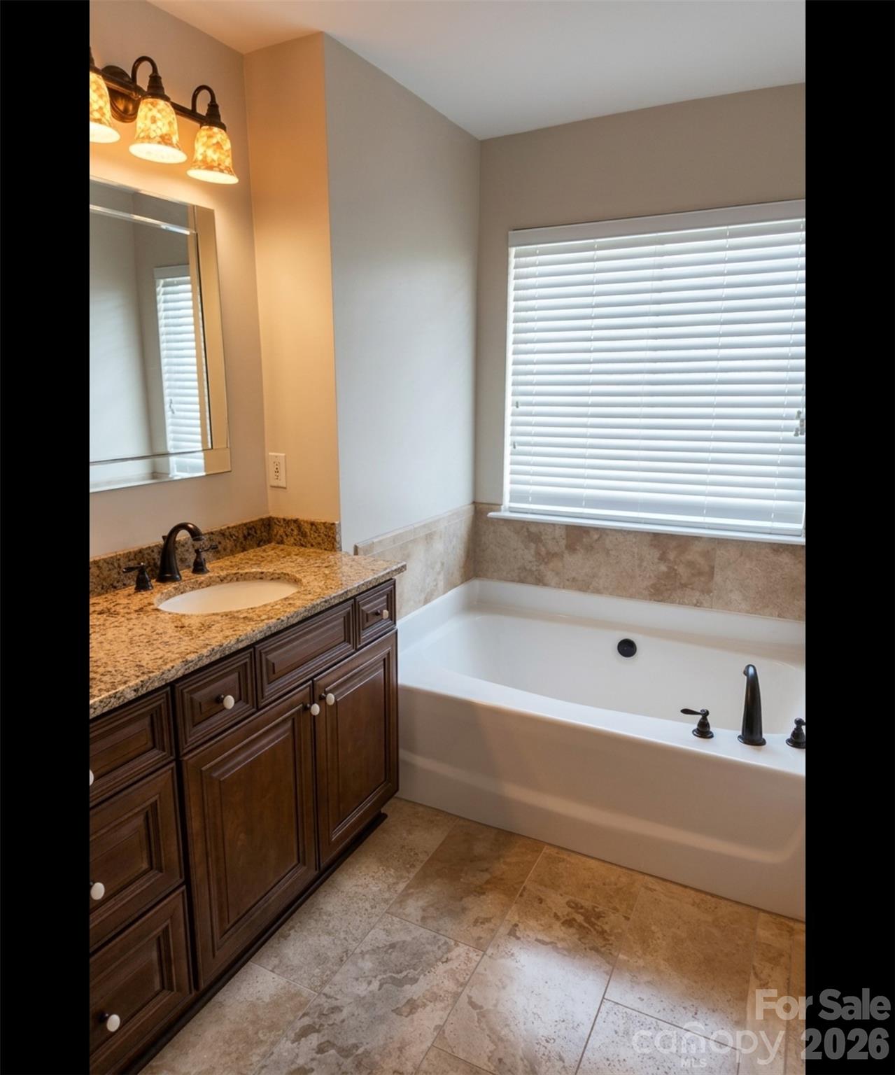 104 Rock Ridge Lane Mount Holly, NC 28120 - Photo 36 of 44 a bathroom with a tub sink and mirror