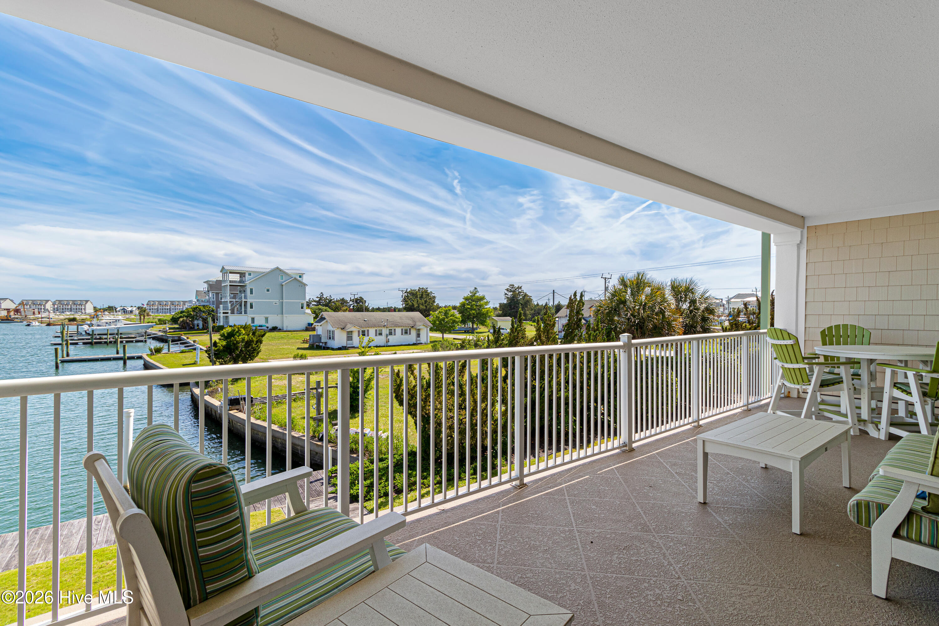 212 Old Causeway Road, Unit 107 & B13 SLIP Beaufort, NC 28516 - Photo 25 of 49 Covered balcony