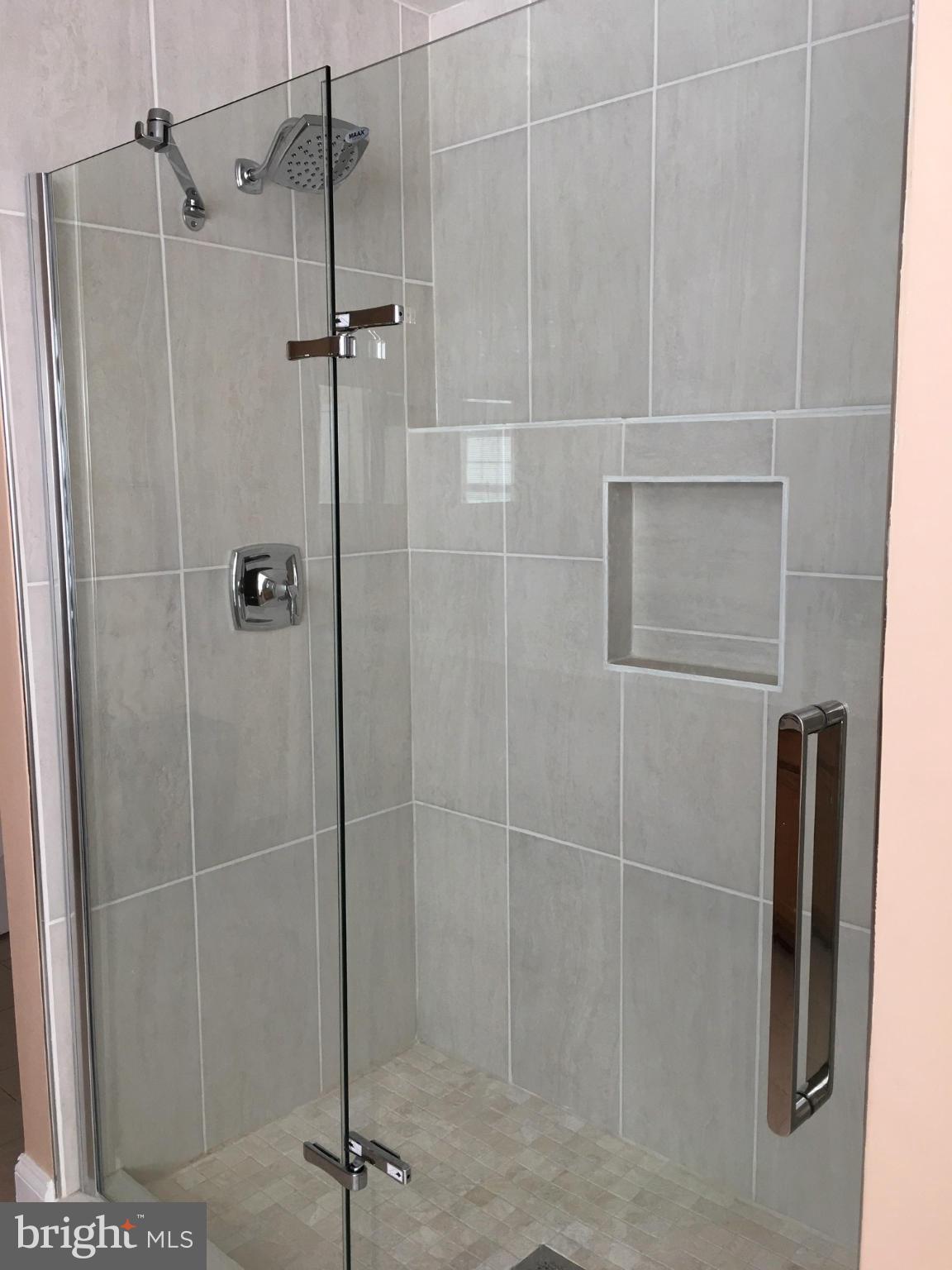 6130 Garden Road Springfield, VA 22152 - Photo 14 of 21 Bath (Master) re-tiled w/ new modern shower head