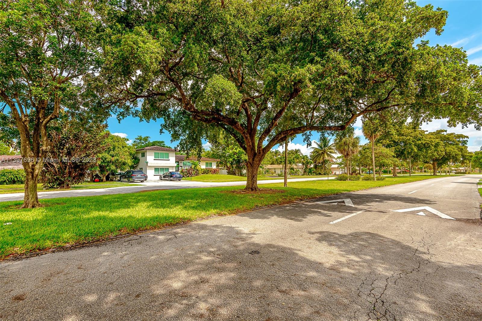 307 North Rainbow Drive Hollywood, FL 33021 - Photo 12 of 74 a view of backyard with green space