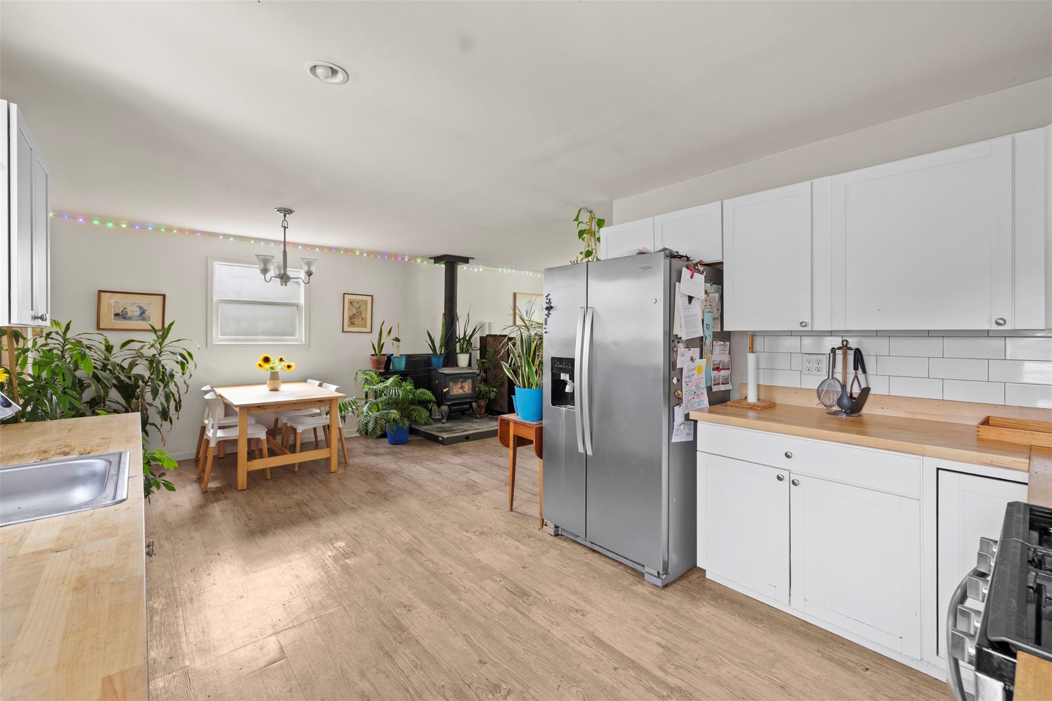 44 Woods Road Tivoli, NY 12583 - Photo 13 of 25 a kitchen with stainless steel appliances a refrigerator and a sink