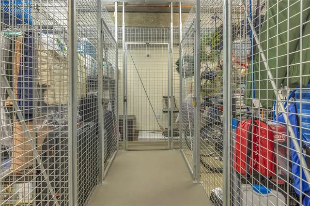 a view of a city with tall buildings