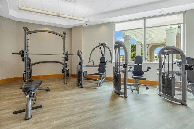 a view of a city with tall buildings