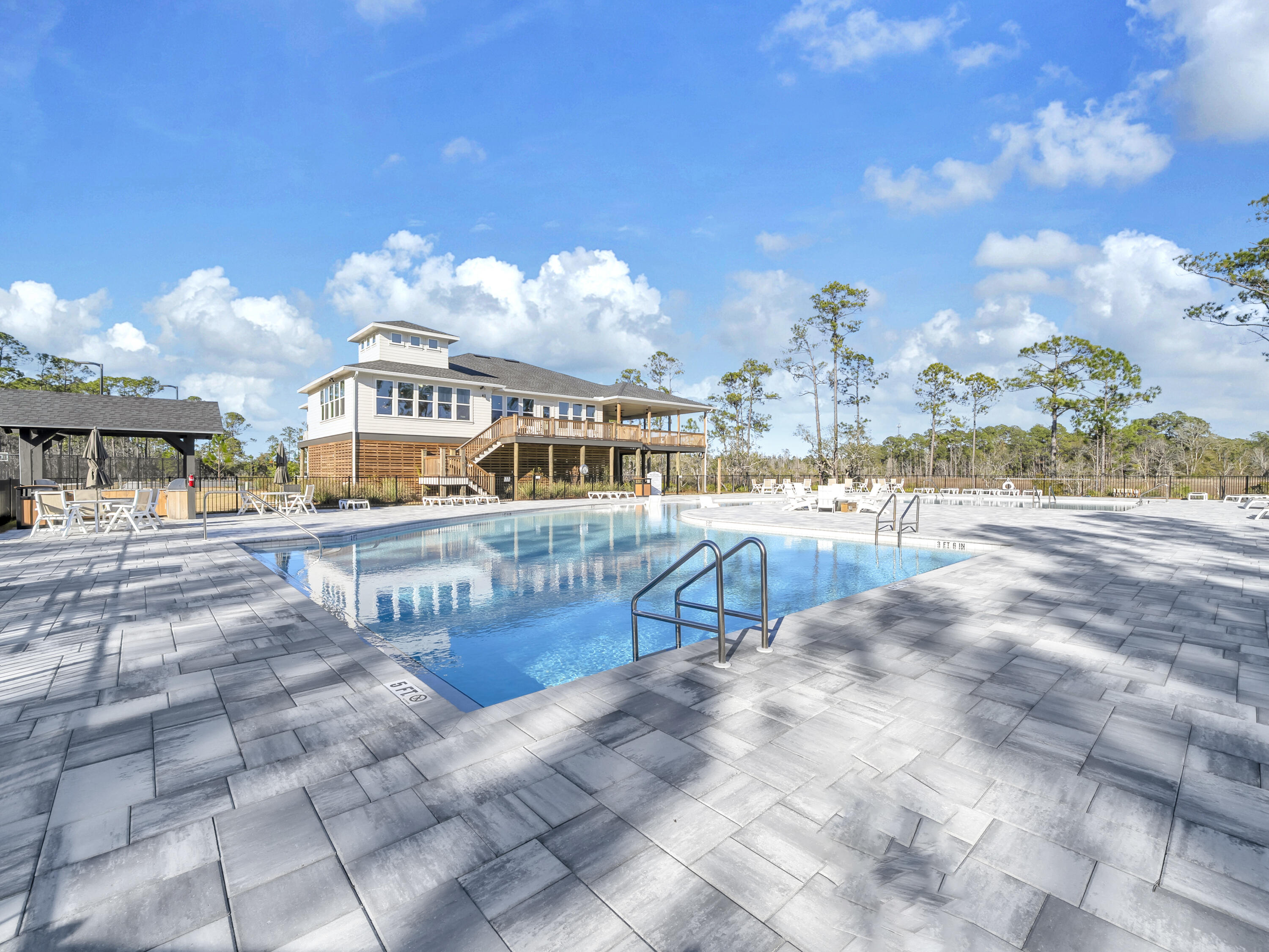 605 Earl Godwin Road Freeport, FL 32439 - Photo 41 of 47 a view of a swimming pool with a patio
