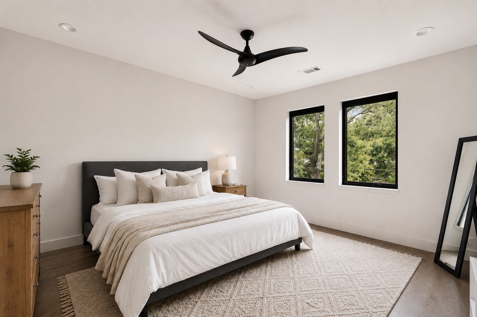 4638 Merwin Street Houston, TX 77027 - Photo 31 of 42 Equally spacious, the fourth bedroom continues the home's thoughtful design and quality finishes.