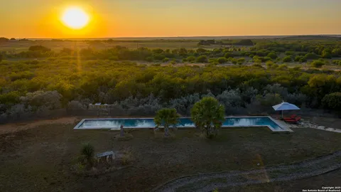 an outdoor view of house with ocean view