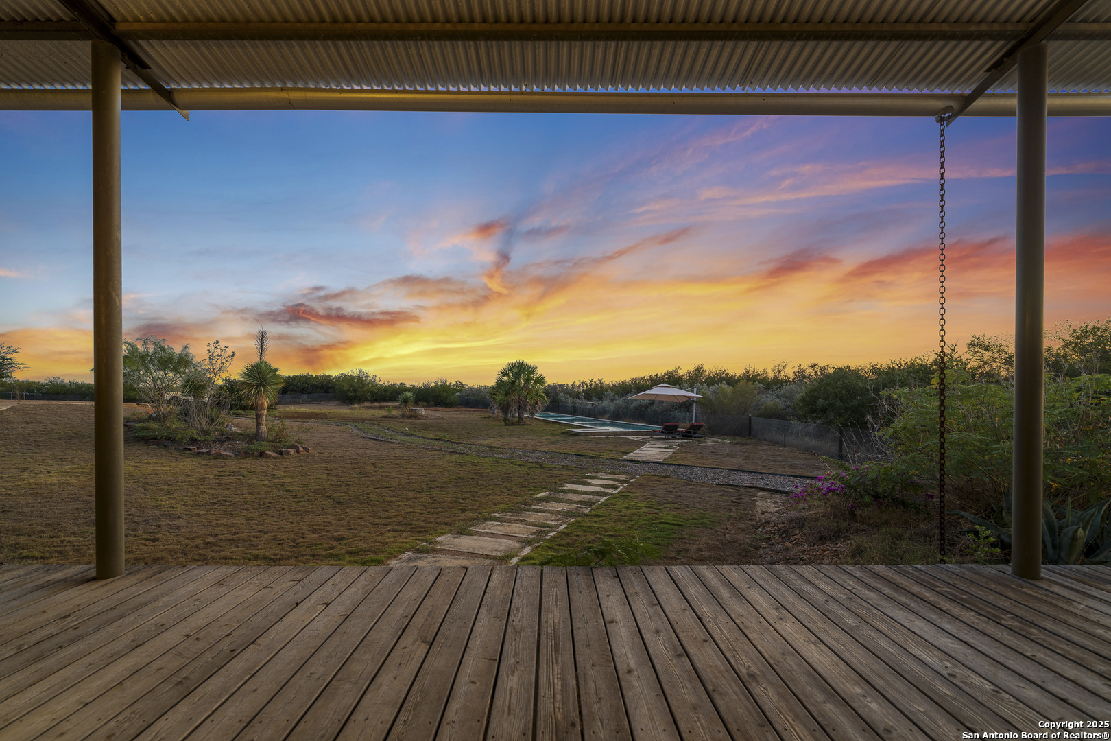 514 County Road 669 Devine, TX 78016 - Photo 27 of 45 a view of a terrace from a building