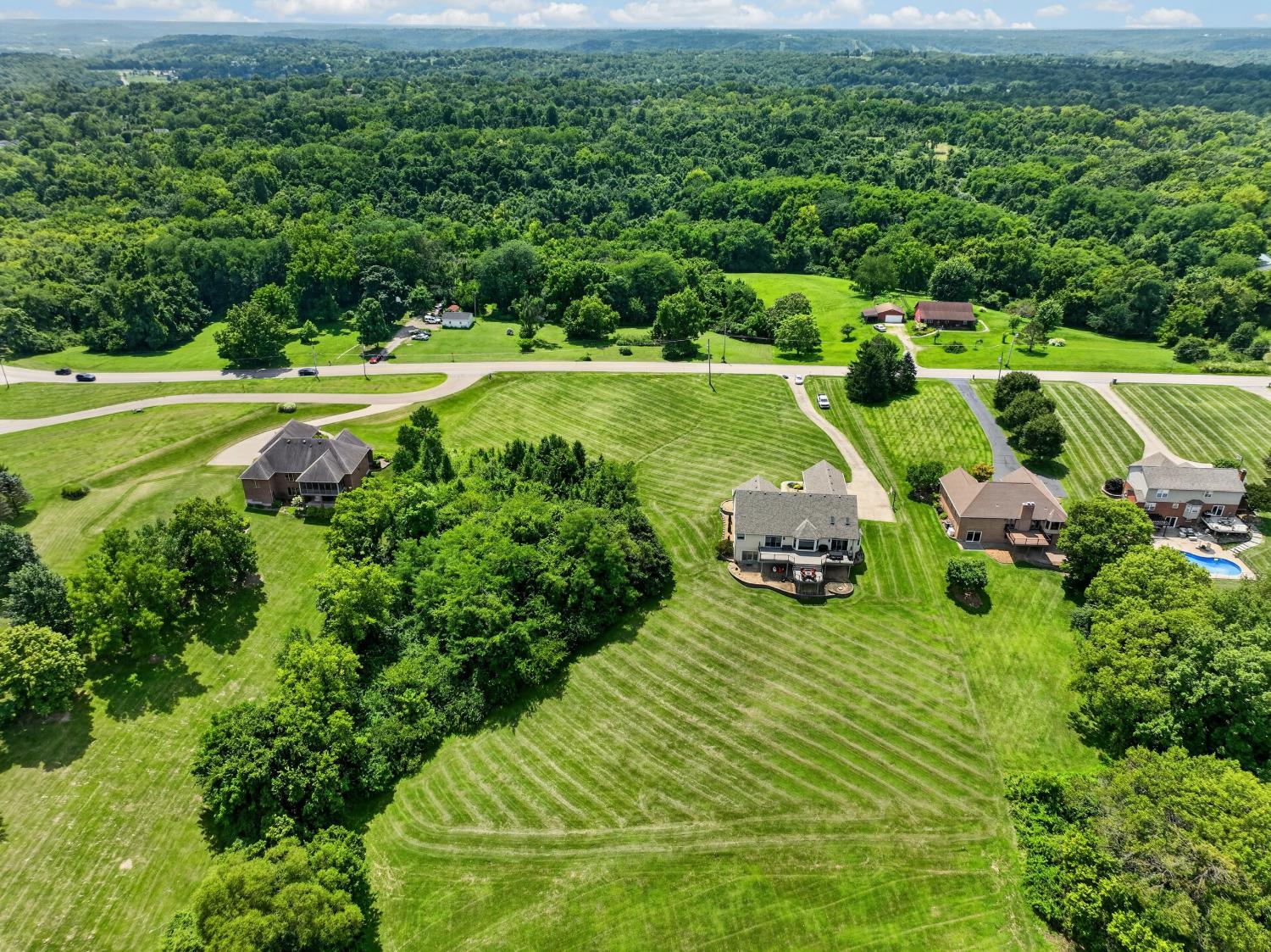20980 State Line Road Lawrenceburg, IN 47025 - Photo 88 of 99 High aerial from rear