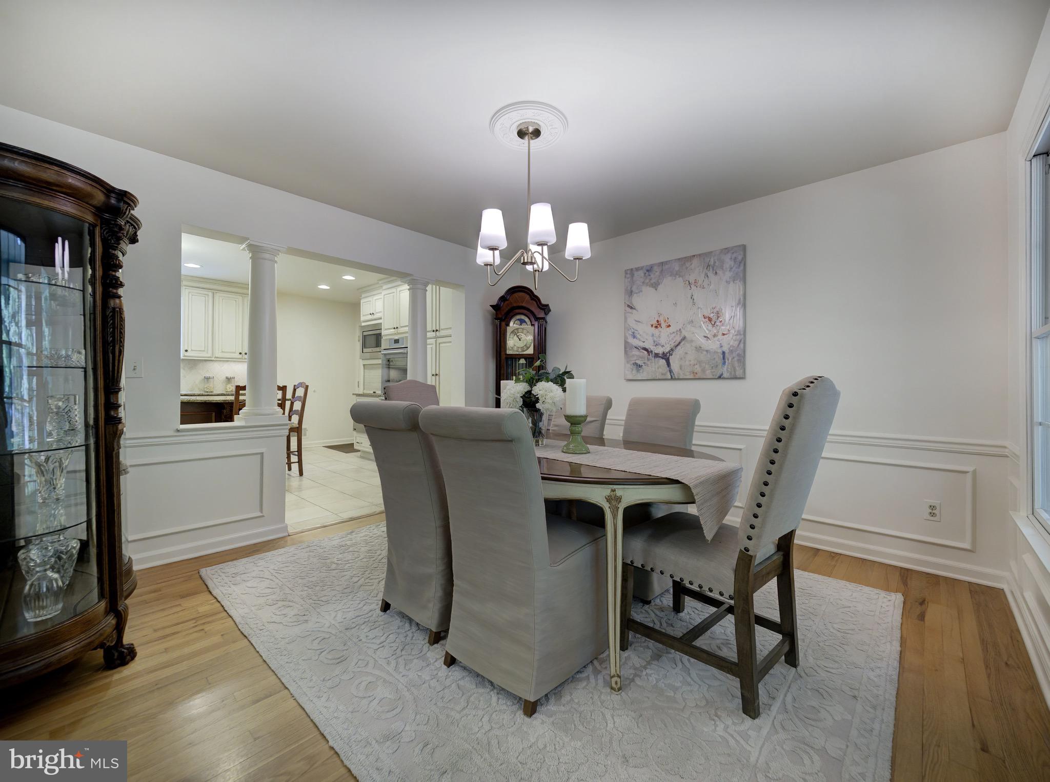 1 Craig Road Annandale, NJ 08801 - Photo 15 of 61 a view of a dining room with furniture and chandelier