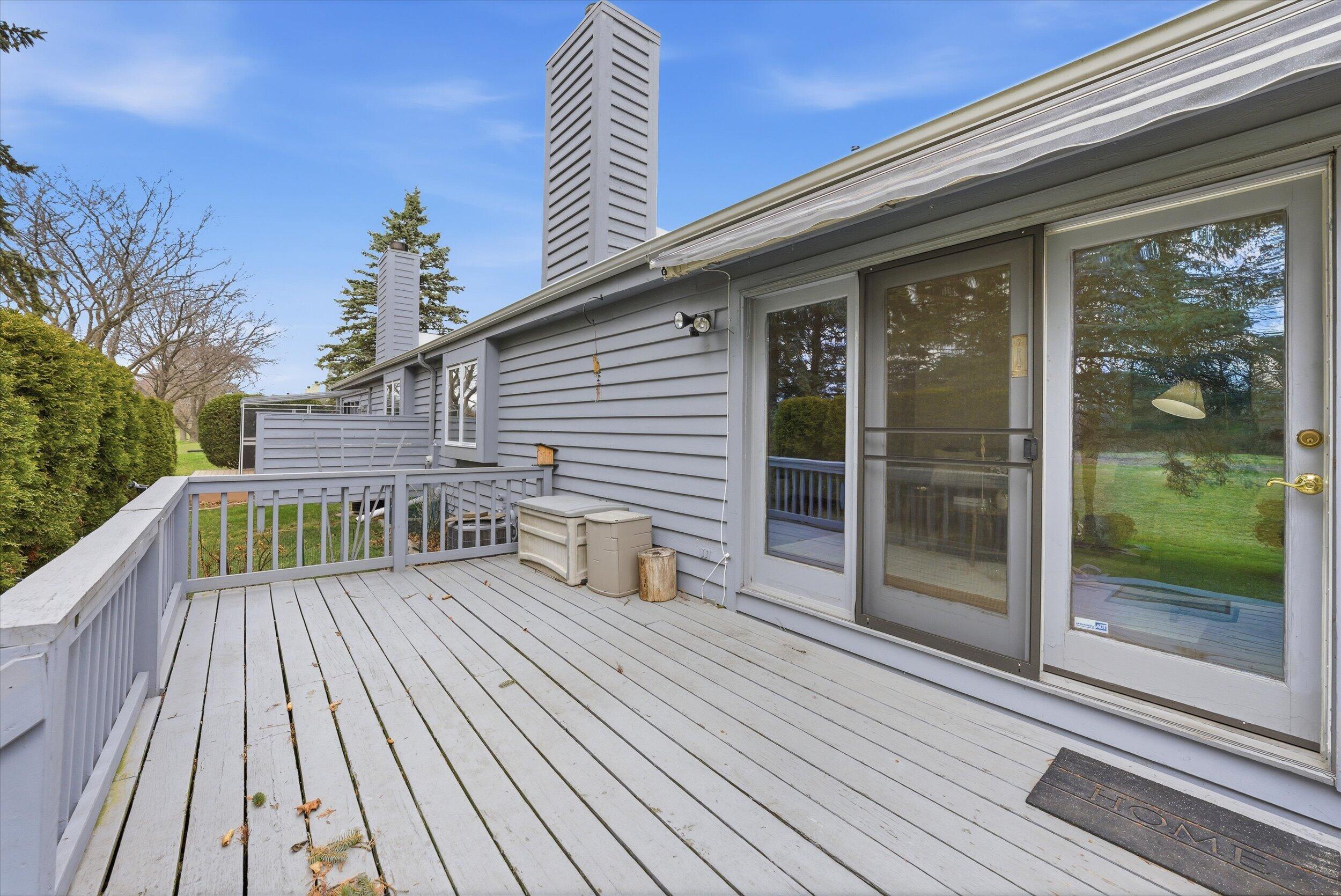 W178N9743 Riversbend Circle West Germantown, WI 53022 - Photo 30 of 40 Deck Space overlooking green space