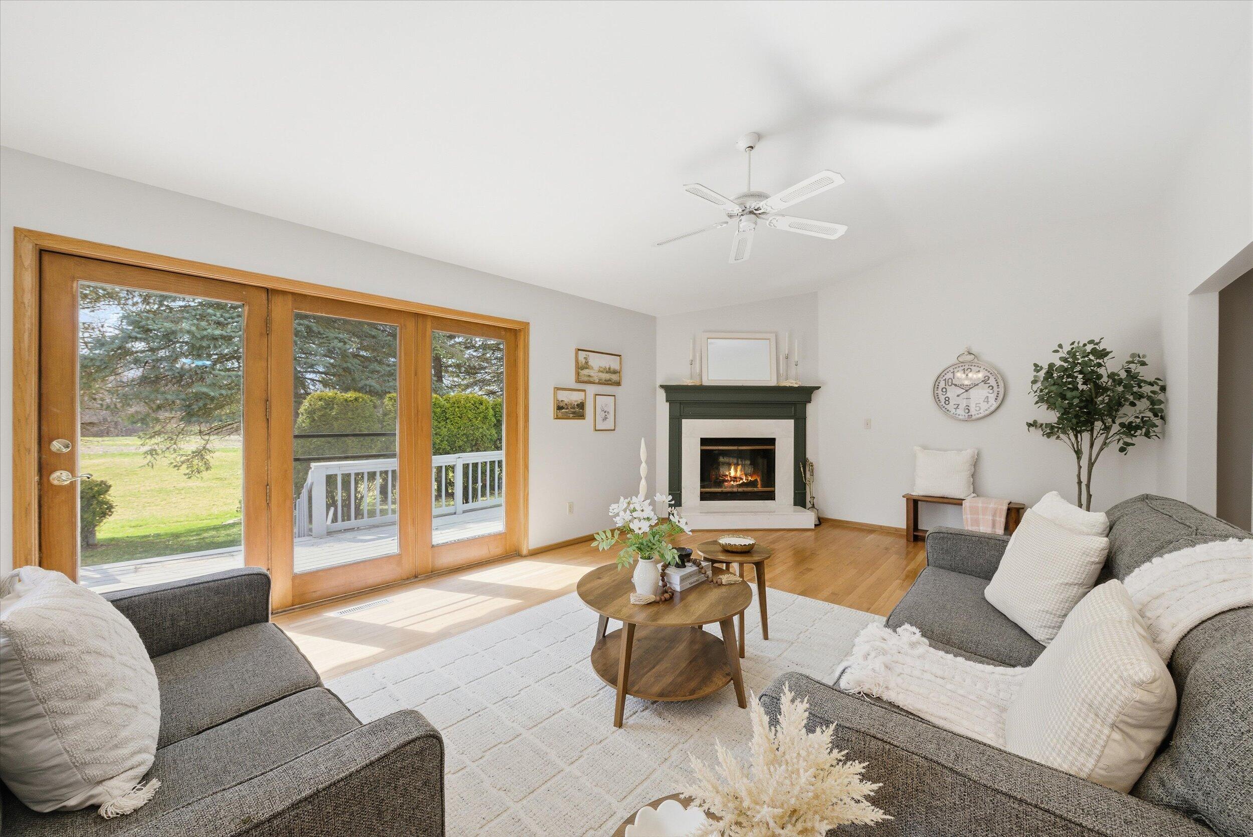 W178N9743 Riversbend Circle West Germantown, WI 53022 - Photo 4 of 40 Living Room that looks over green space!