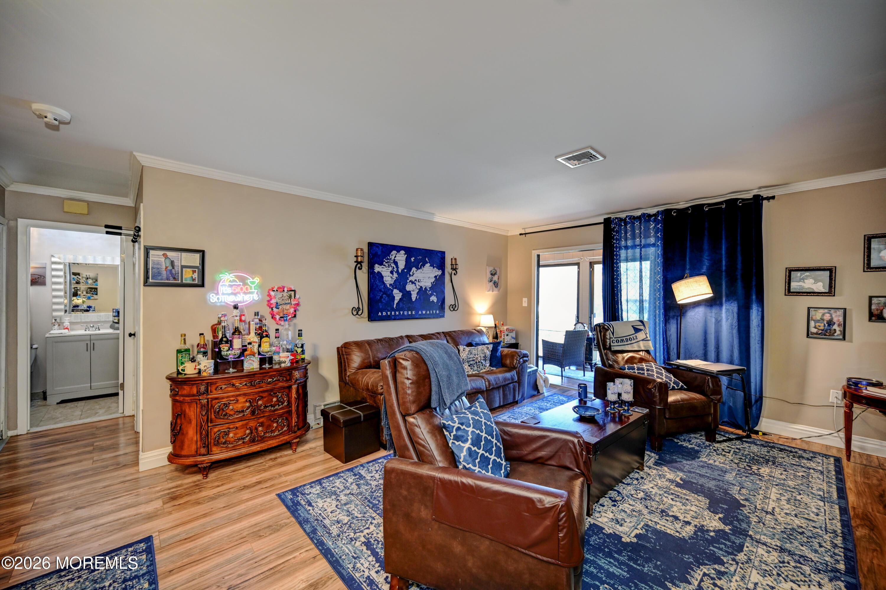 88 Arrowood Road, Unit B Manalapan, NJ 07726 - Photo 17 of 29 17-Living Area to Backyard Door Area