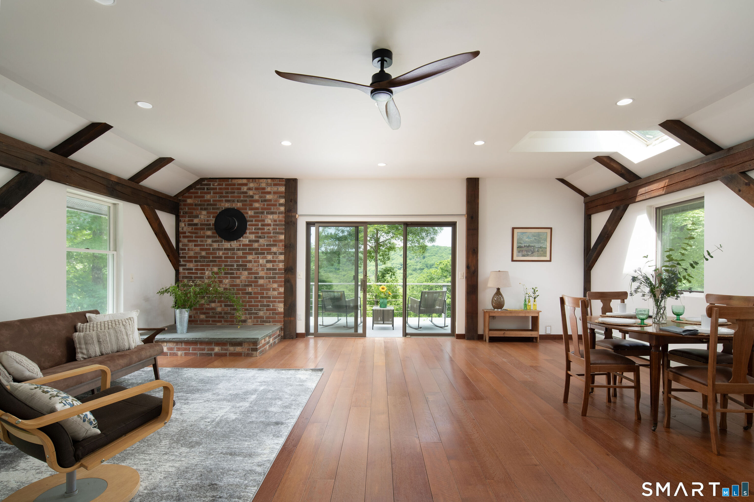 178 Carter Road Kent, CT 06754 - Photo 6 of 40 Open Living & Dining Room
