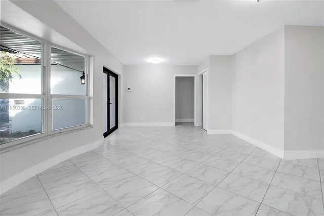 a view of an empty room