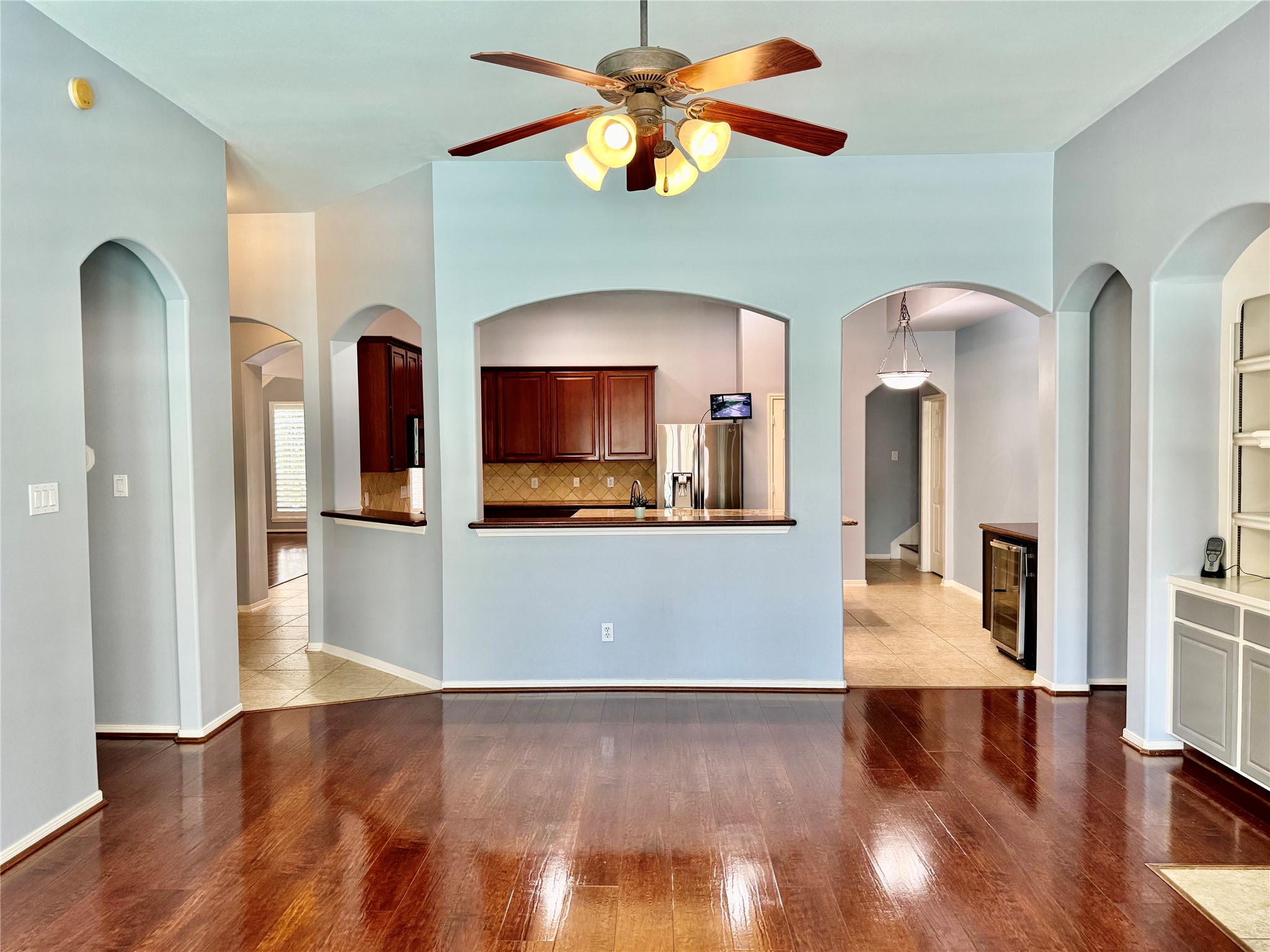 15434 Bay Tree Landing Cypress, TX 77429 - Photo 8 of 39 a view interior of a house fire place and wooden floor