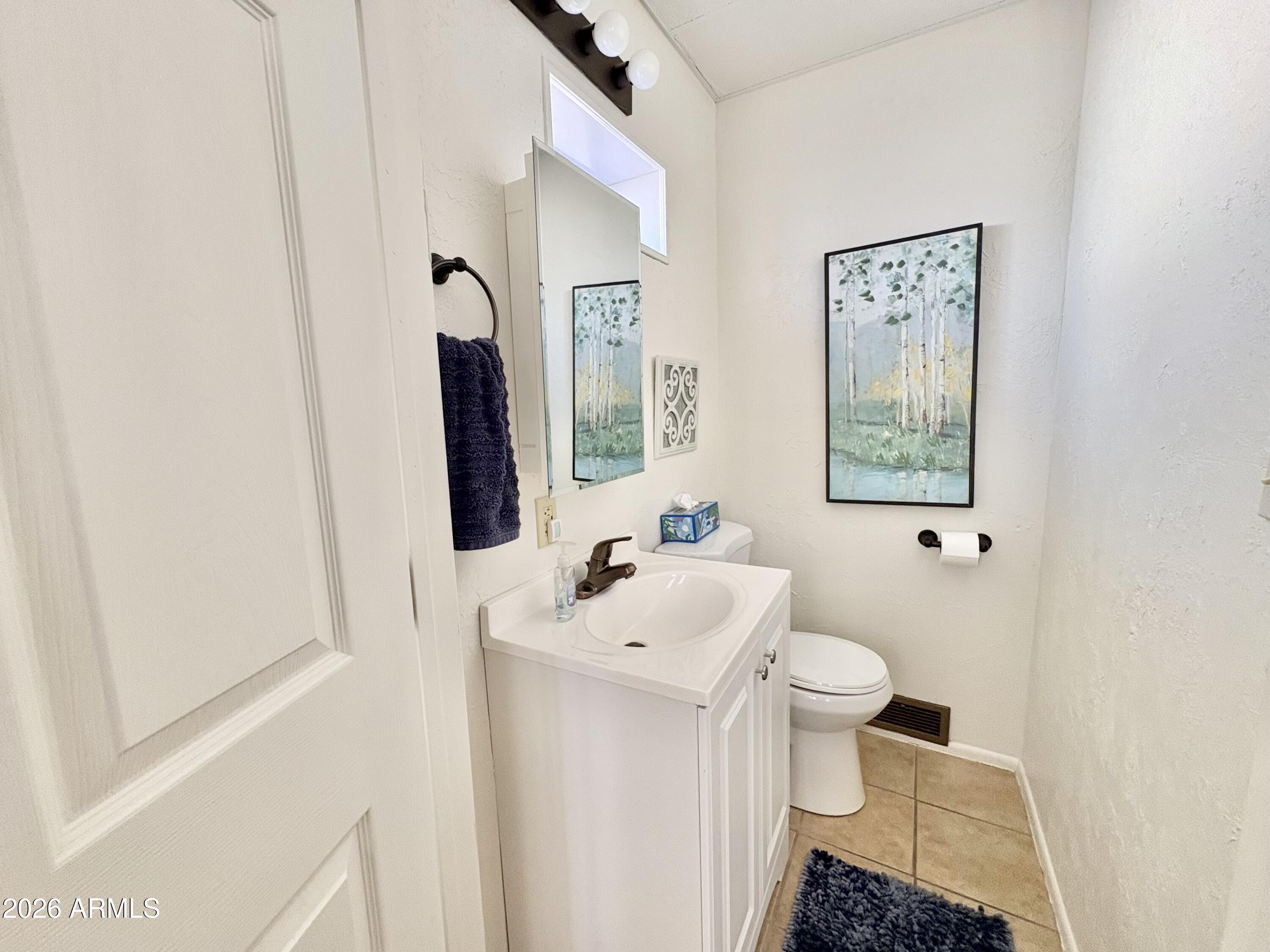111 South Greenfield Road, Unit 589 Mesa, AZ 85206 - Photo 11 of 54 a bathroom with a sink toilet and mirror