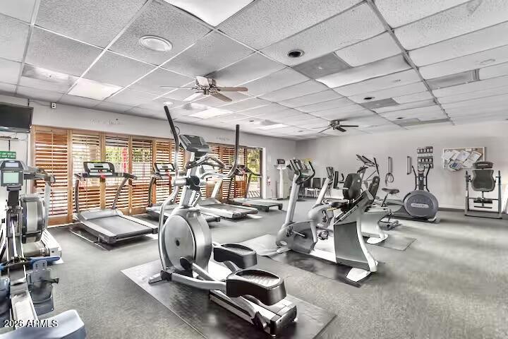 111 South Greenfield Road, Unit 589 Mesa, AZ 85206 - Photo 46 of 54 a view of a room with gym equipment
