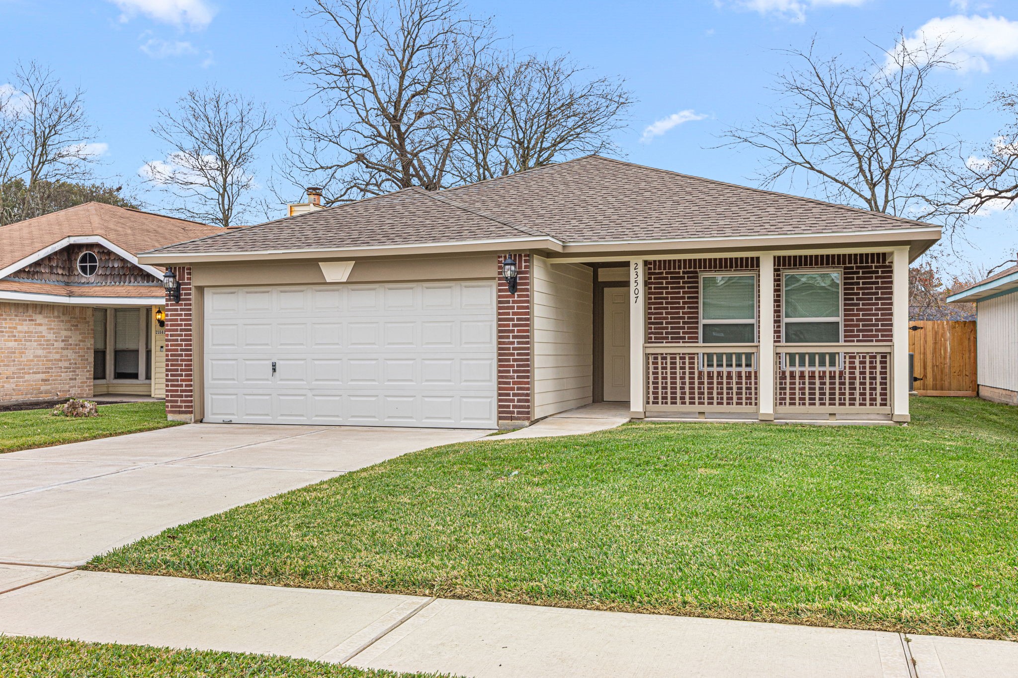23507 Prairie Bird Drive Spring, TX 77373 - Photo 3 of 30 a view of a house with a yard