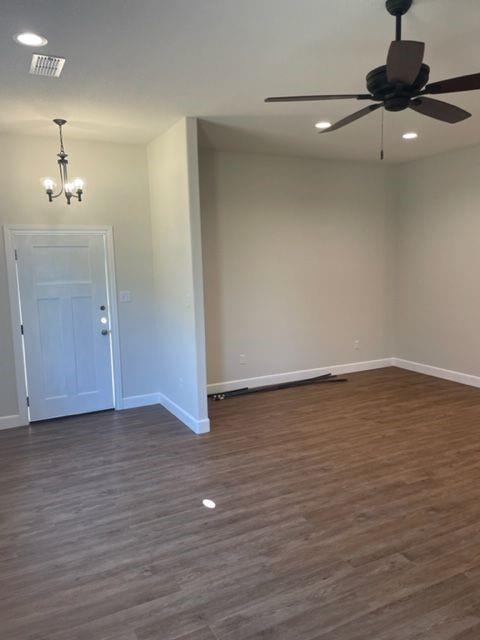7326 Mountain View Road, Unit 7328 Abilene, TX 79602 - Photo 6 of 15 a view of an empty room with wooden floor