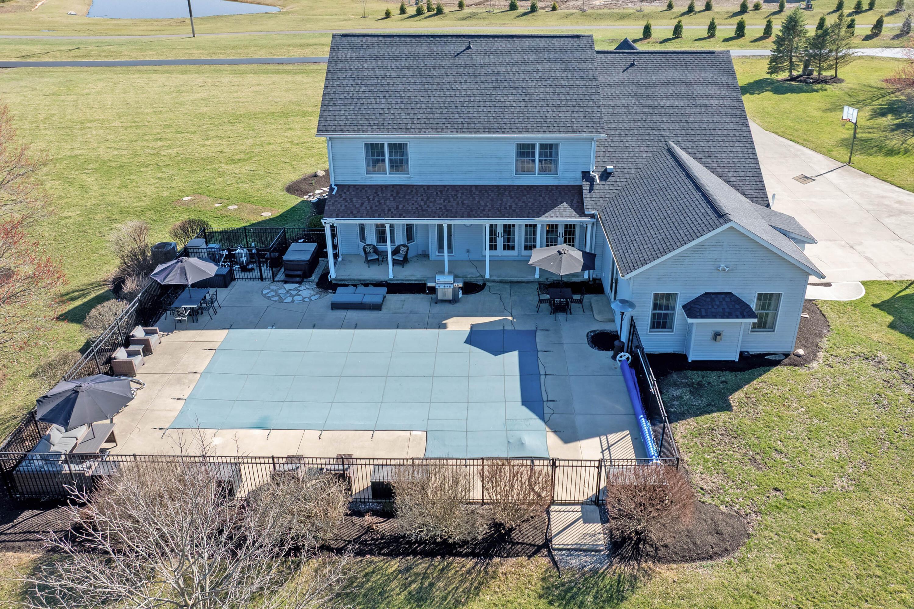 1364 Dale Ford Road Delaware, OH 43015 - Photo 104 of 112 104. Rear Aerial View