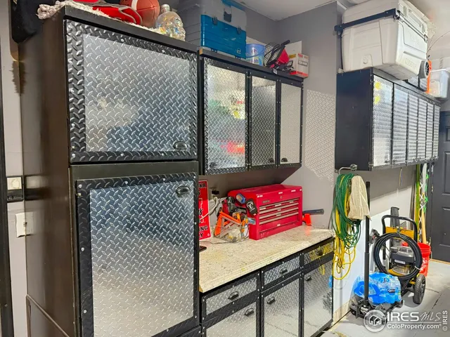 a view of storage and utility room