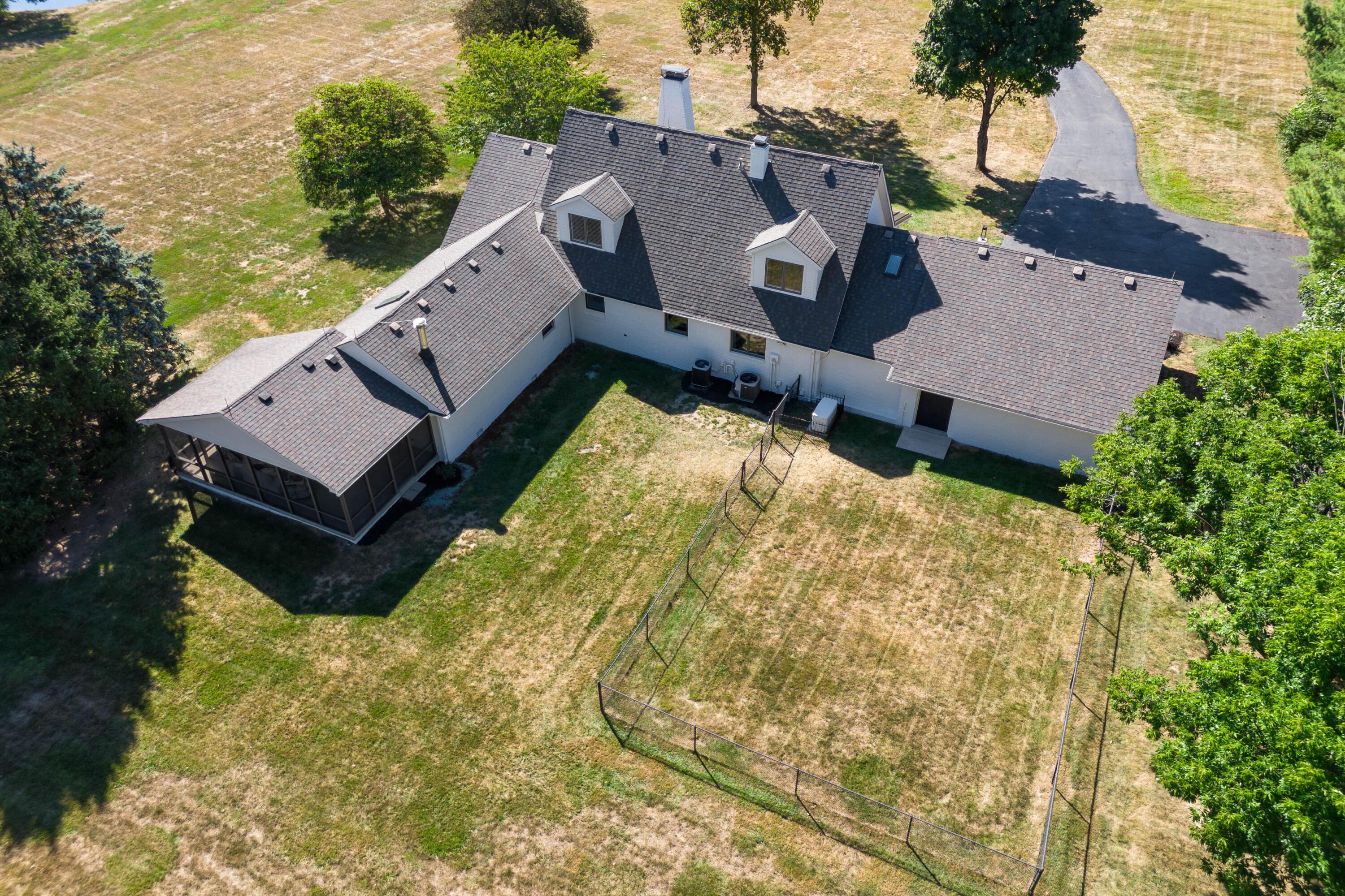 4130 Rutherford Road Powell, OH 43065 - Photo 56 of 63 Aerial View of the Backyard