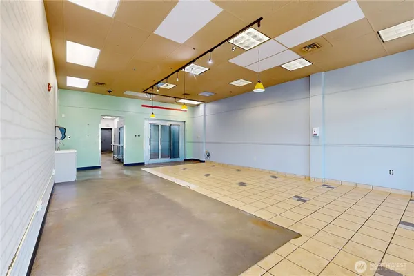 a view of a storage & utility room