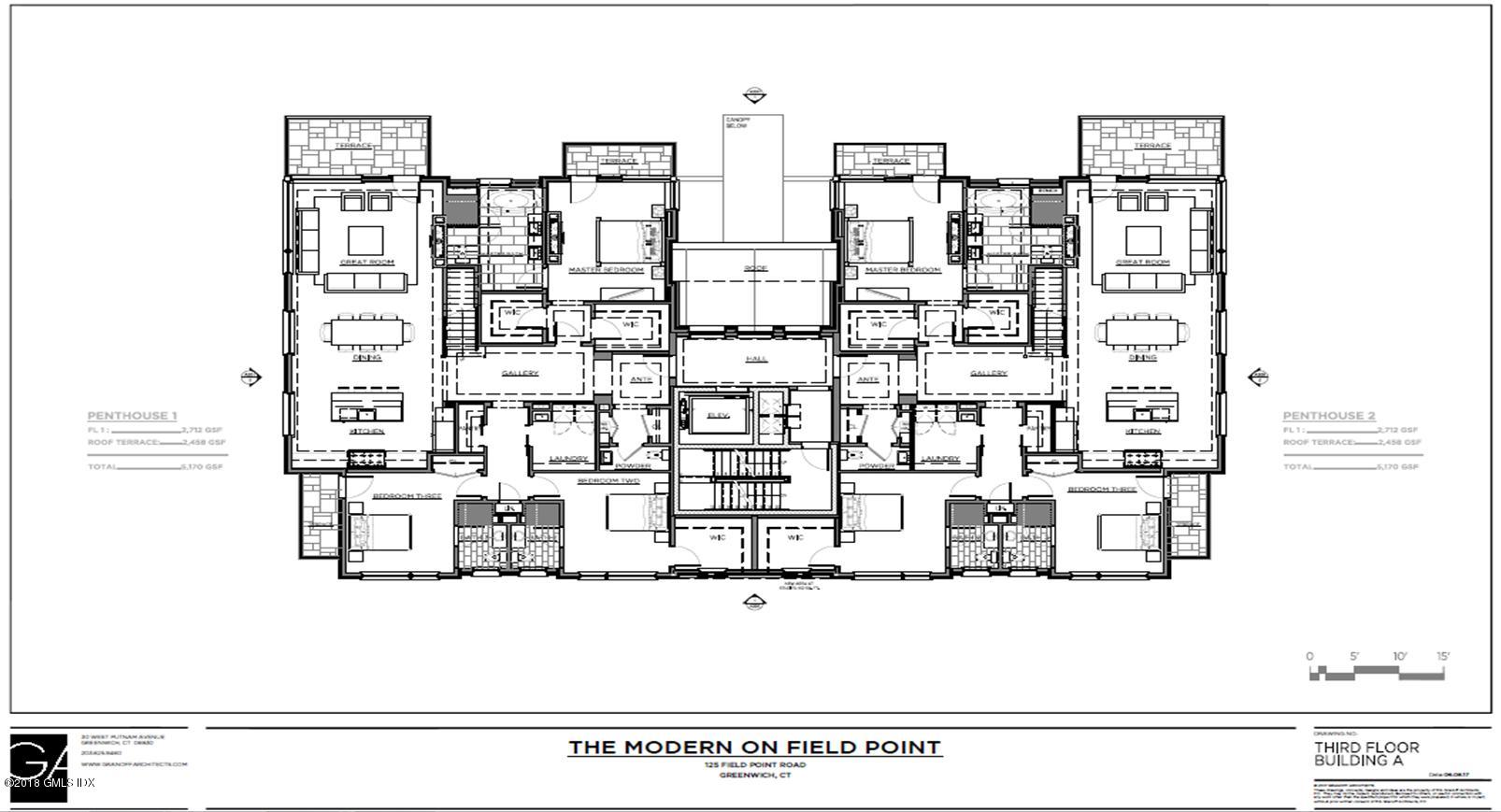 125 Field Point Road, Unit PH B6 Greenwich, CT 06830 - Photo 10 of 10 PH Floor Plan