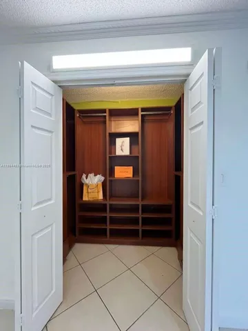 a view of walk in closet