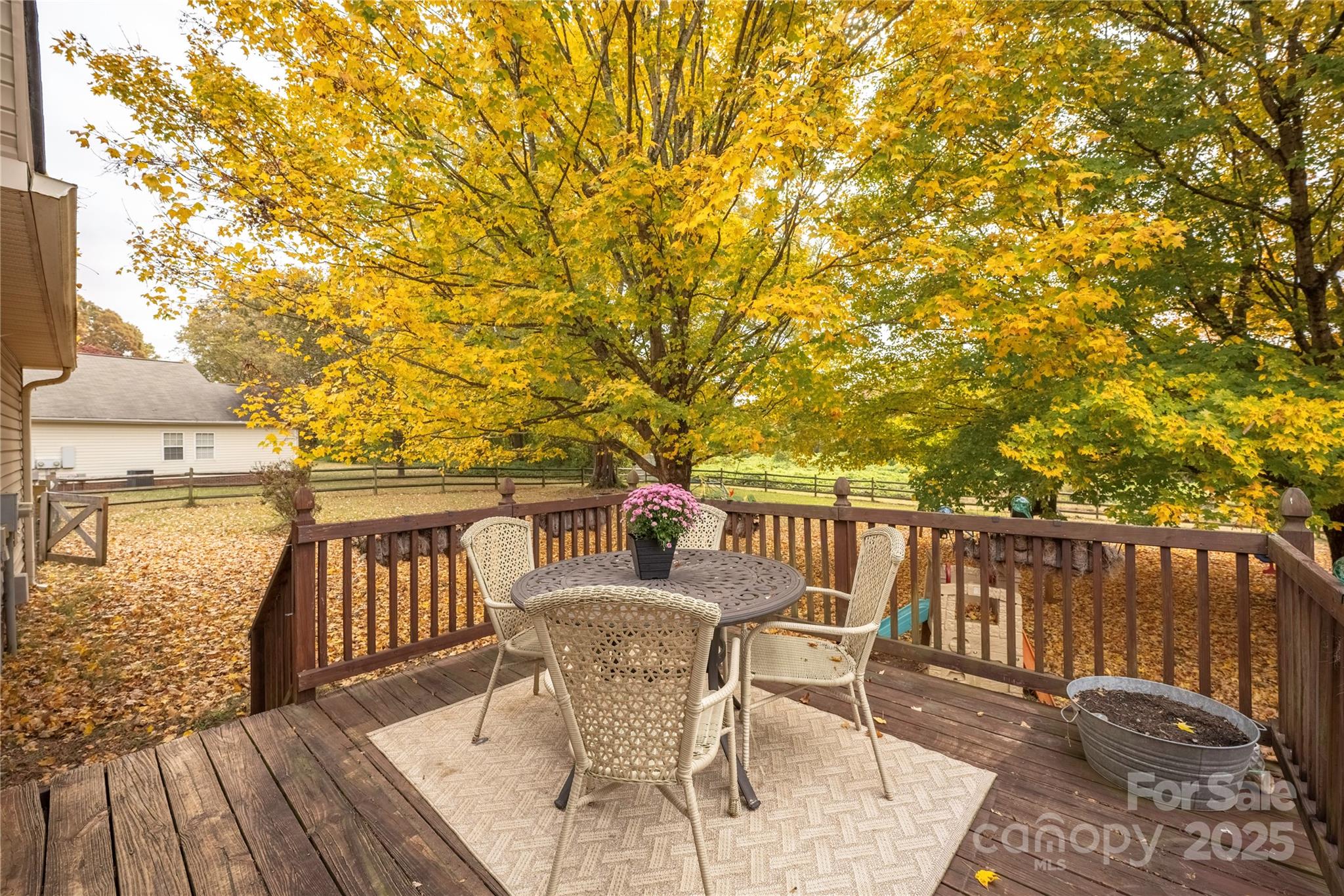 117 Clodfelter Road Mooresville, NC 28115 - Photo 29 of 39 a view of a patio with iron fence