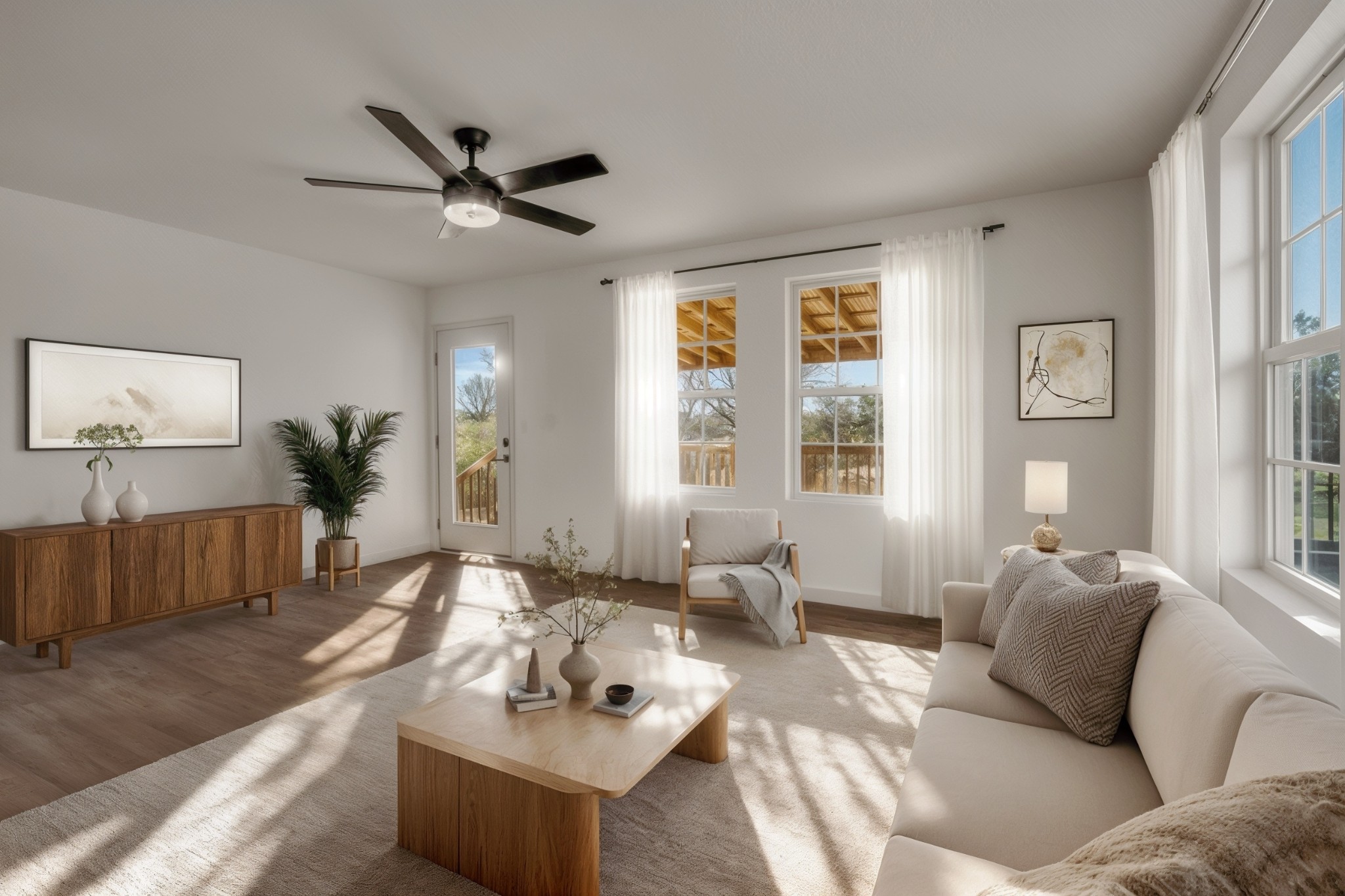 7159 C C C Road Fairview, TN 37062 - Photo 15 of 83 a living room with furniture and a large window