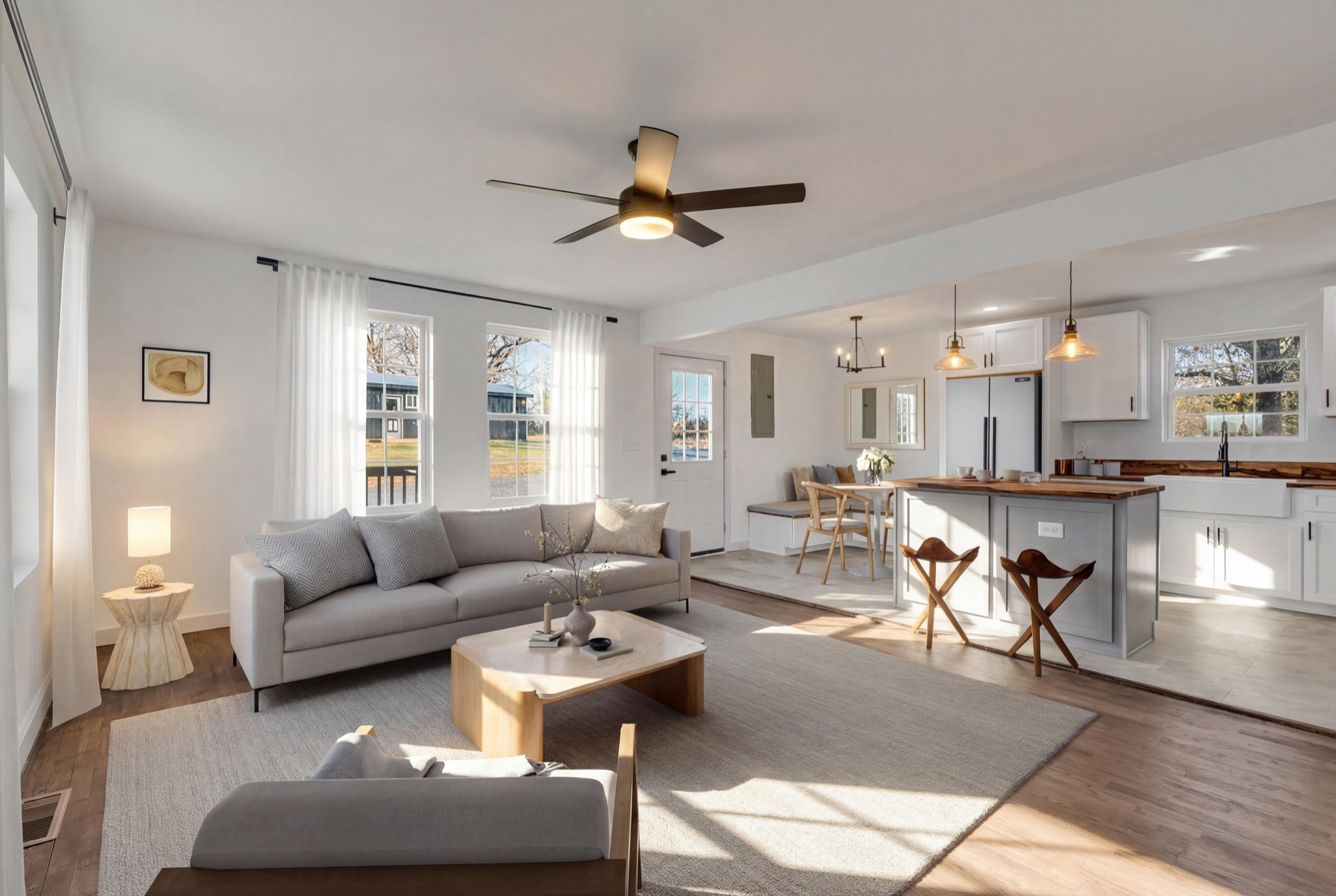7159 C C C Road Fairview, TN 37062 - Photo 17 of 83 a living room with furniture and a large window