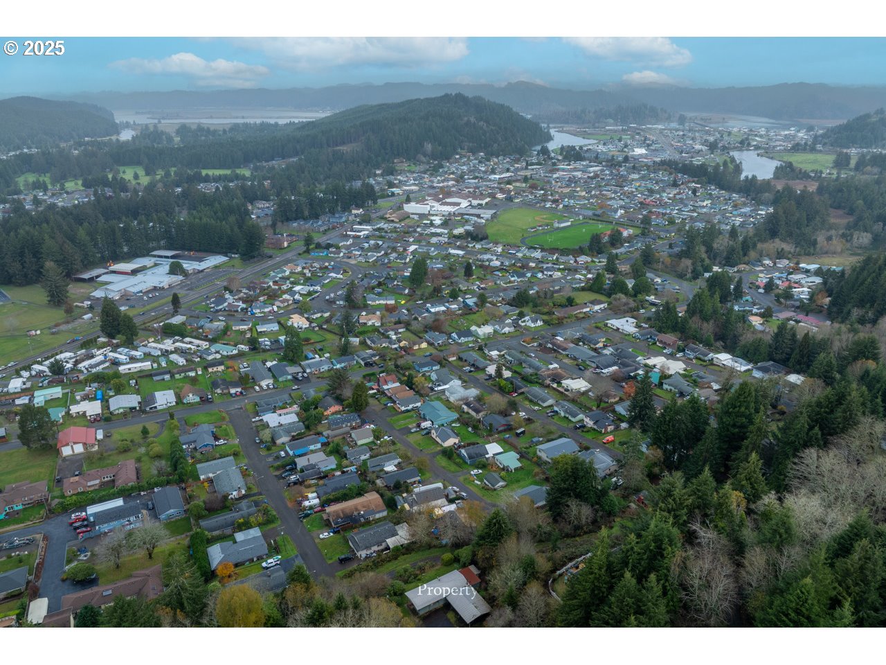 1900 Rowe Street Reedsport, OR 97467 - Photo 41 of 42 Drone View/UAV