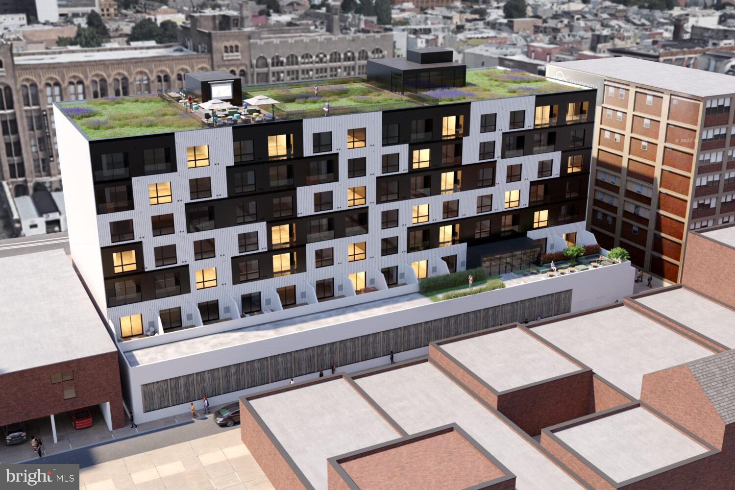 1314 Spring Garden Street, Unit 301 Philadelphia, PA 19123 - Photo 7 of 26 a view of building with an outdoor seating