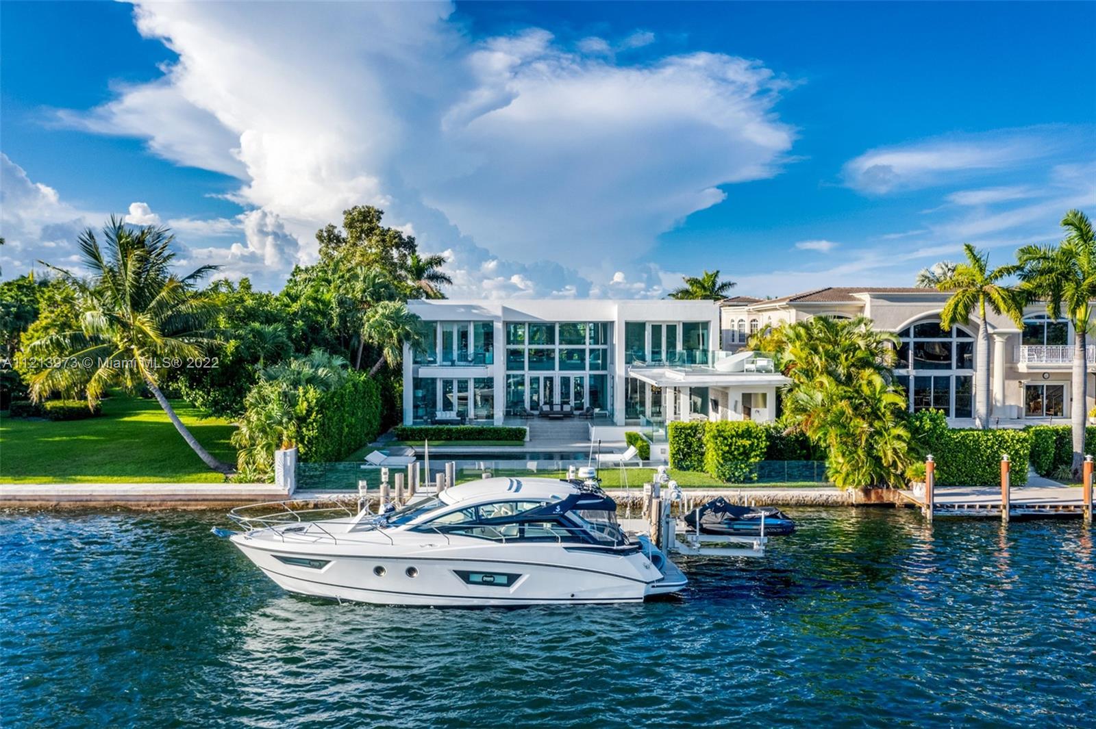1236 Biscaya Drive Surfside, FL 33154 - Photo 37 of 40 a view of a house with a yard balcony and sitting area