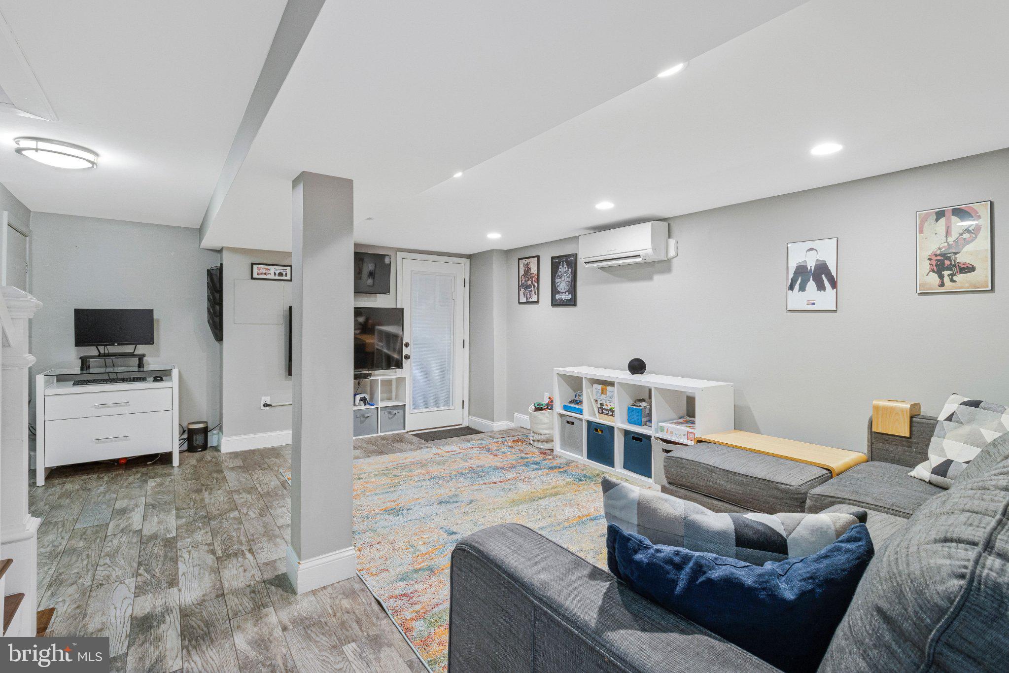 503 I Street Northeast Washington, DC 20002 - Photo 24 of 37 Modern basement retreat with style.