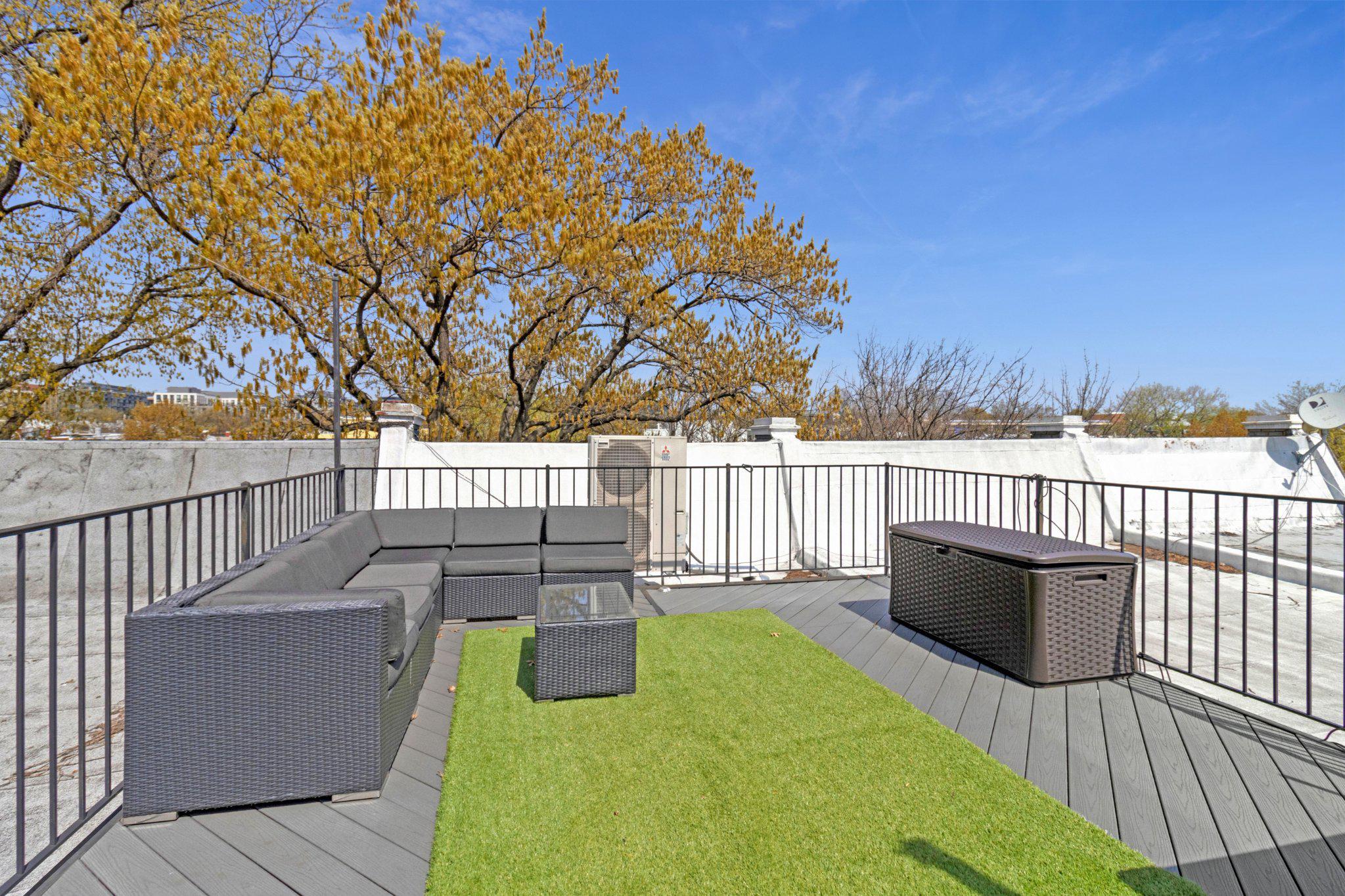 503 I Street Northeast Washington, DC 20002 - Photo 35 of 37 Sunny rooftop retreat with US Capitol views.