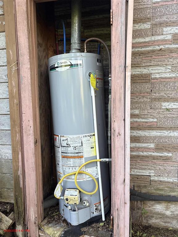 915 Turner Street Waco, TX 76704 - Photo 12 of 12 a room with water heater and wooden door