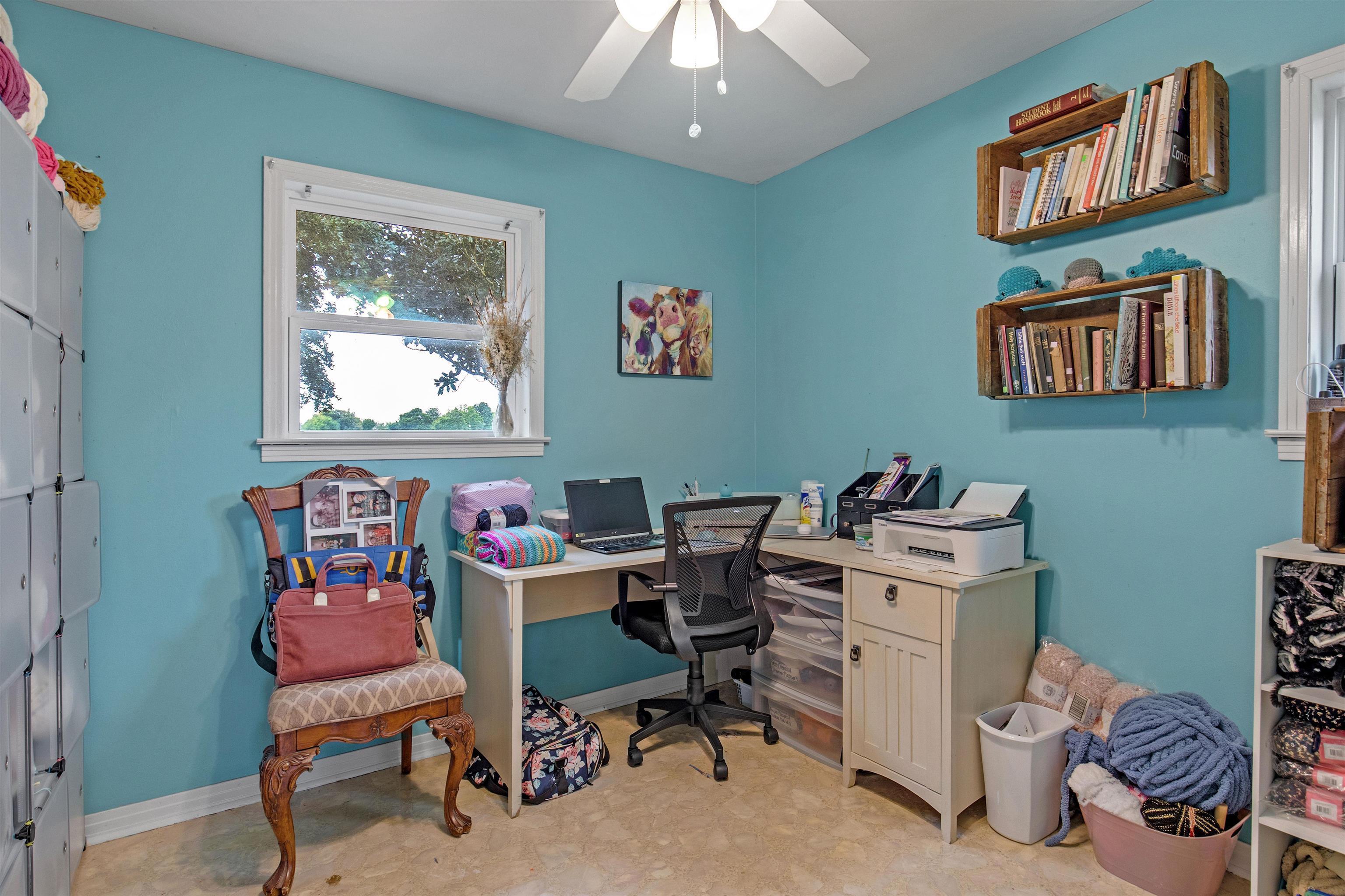 1147 Mack Pond Road Atmore, AL 36502 - Photo 17 of 40 Office area with ceiling fan