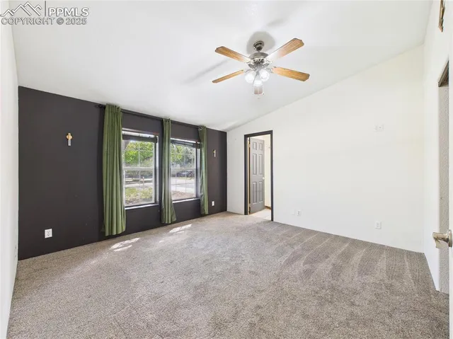 a view of an empty room