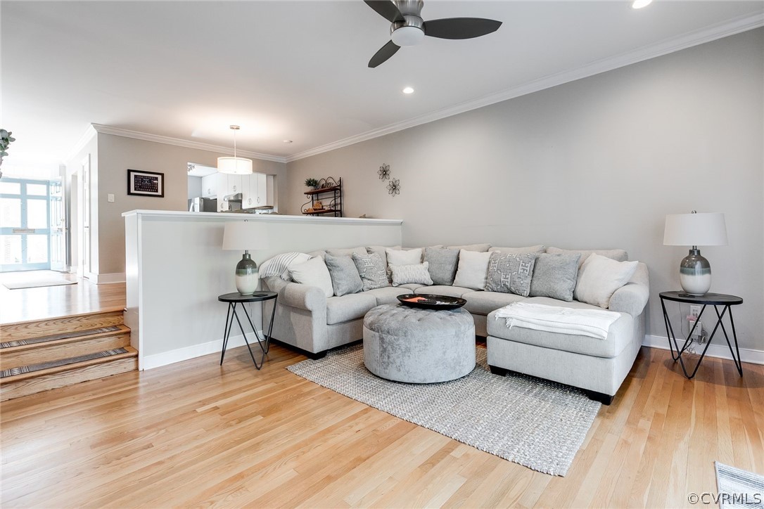 300 North Ridge Road, Unit 3 Richmond, VA 23229 - Photo 9 of 20 a living room with furniture and wooden floor