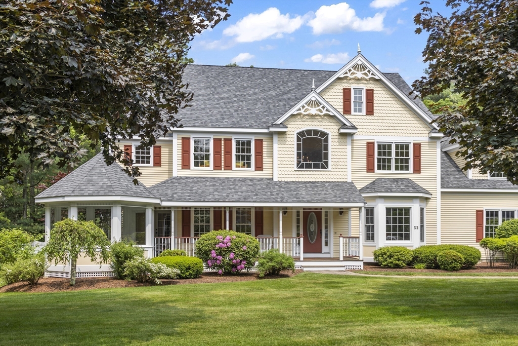 32 Bulkley Road Sudbury, MA 01776 - Photo 35 of 39 front view of a house with a yard