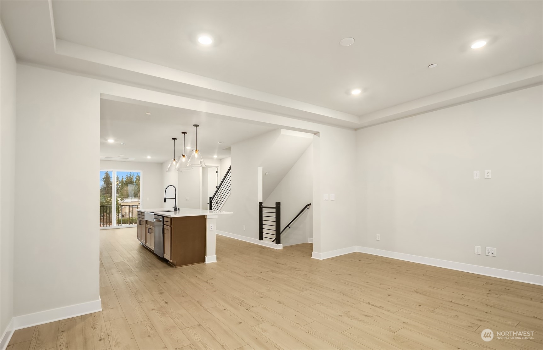 9013 Northeast 203rd Place, Unit B Bothell, WA 98021 - Photo 5 of 16 a view of entryway and kitchen