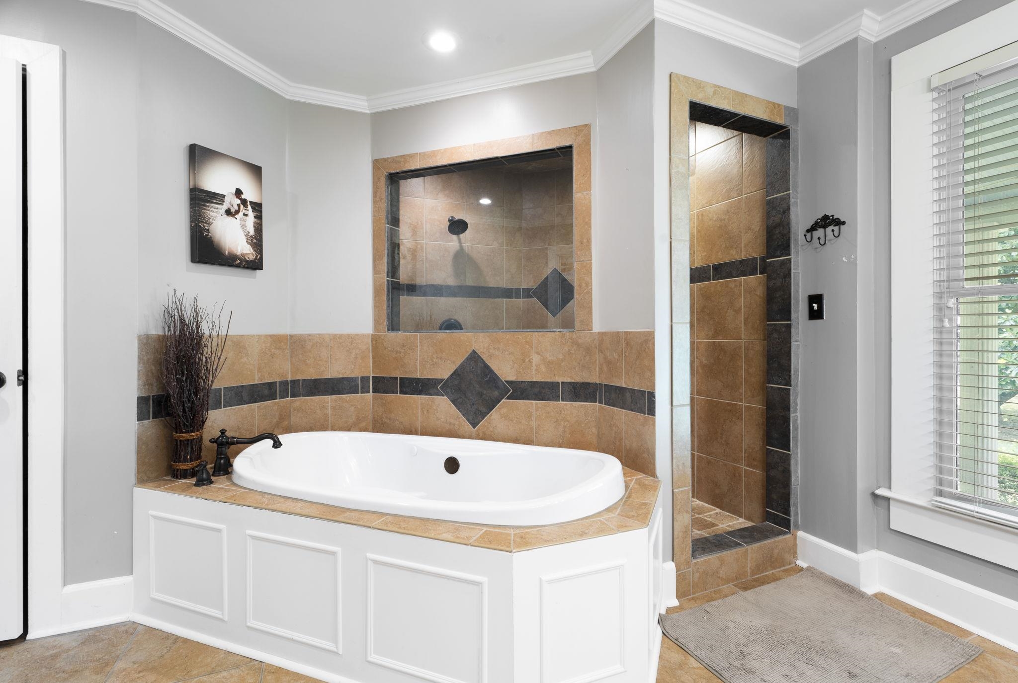 549 Peterson Lake Road Collierville, TN 38017 - Photo 17 of 34 a bathroom with a tub and a sink