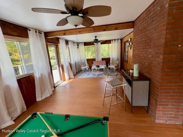 94 Lodge Road Saugerties, NY 12477 - Photo 21 of 46 a view of a dining room with furniture window and wooden floor