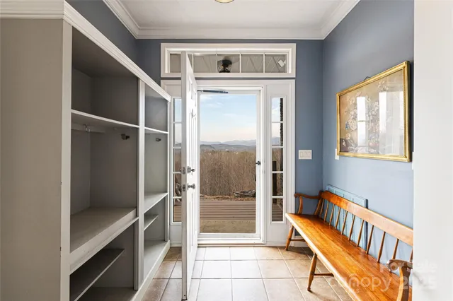 a view of front door