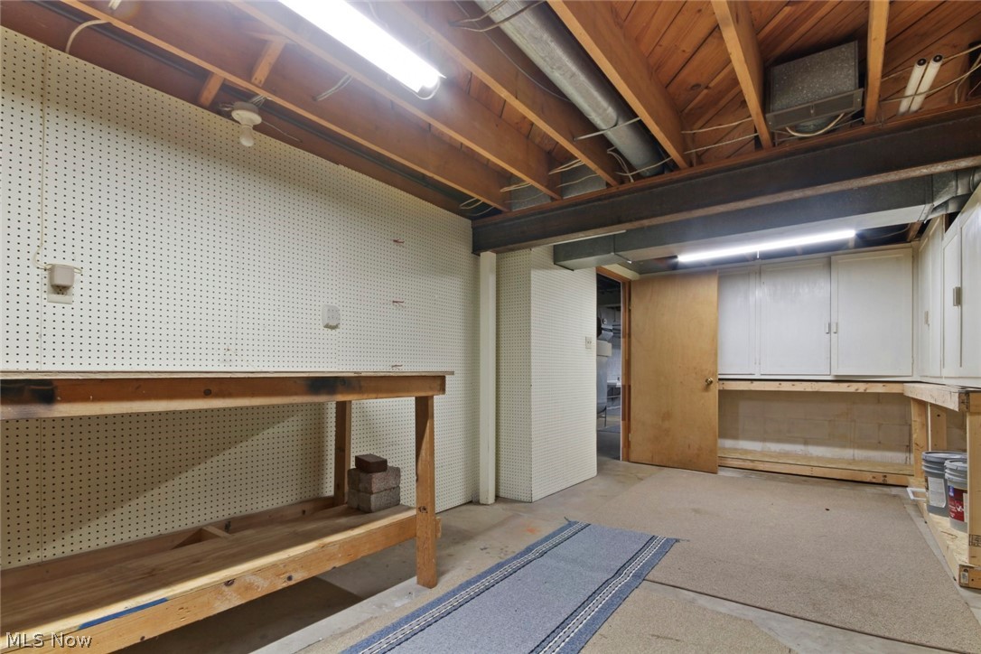 3292 Leffingwell Road Canfield, OH 44406 - Photo 22 of 29 Workshop area, basement