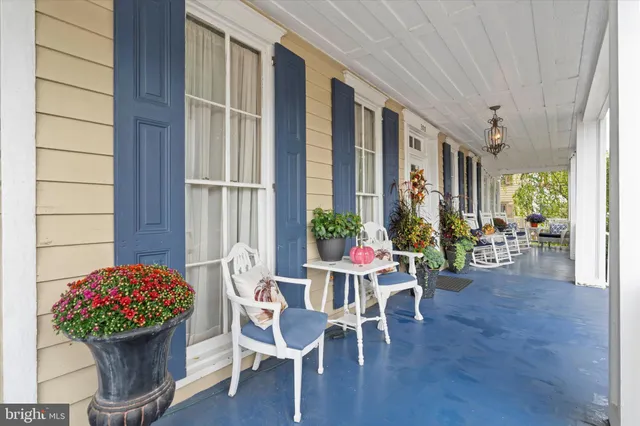 a view of a city and an ocean view